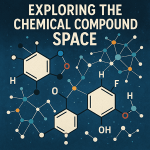 A chat-GPT generated image of the chemical compound space